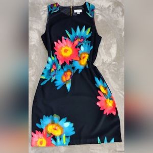Floral sleeveless Calvin Klein dress